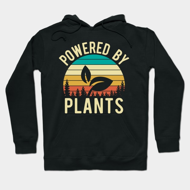 Powered By Plants Hoodie by Design Anbay